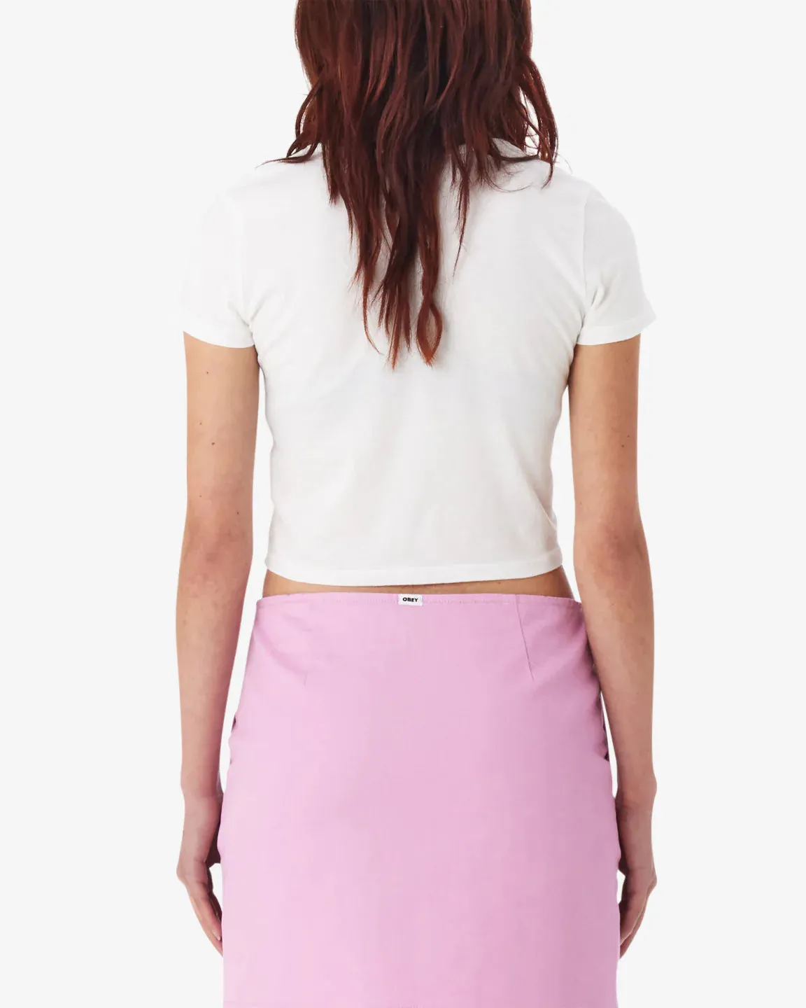 Obey Int. Cropped Fitted Tee