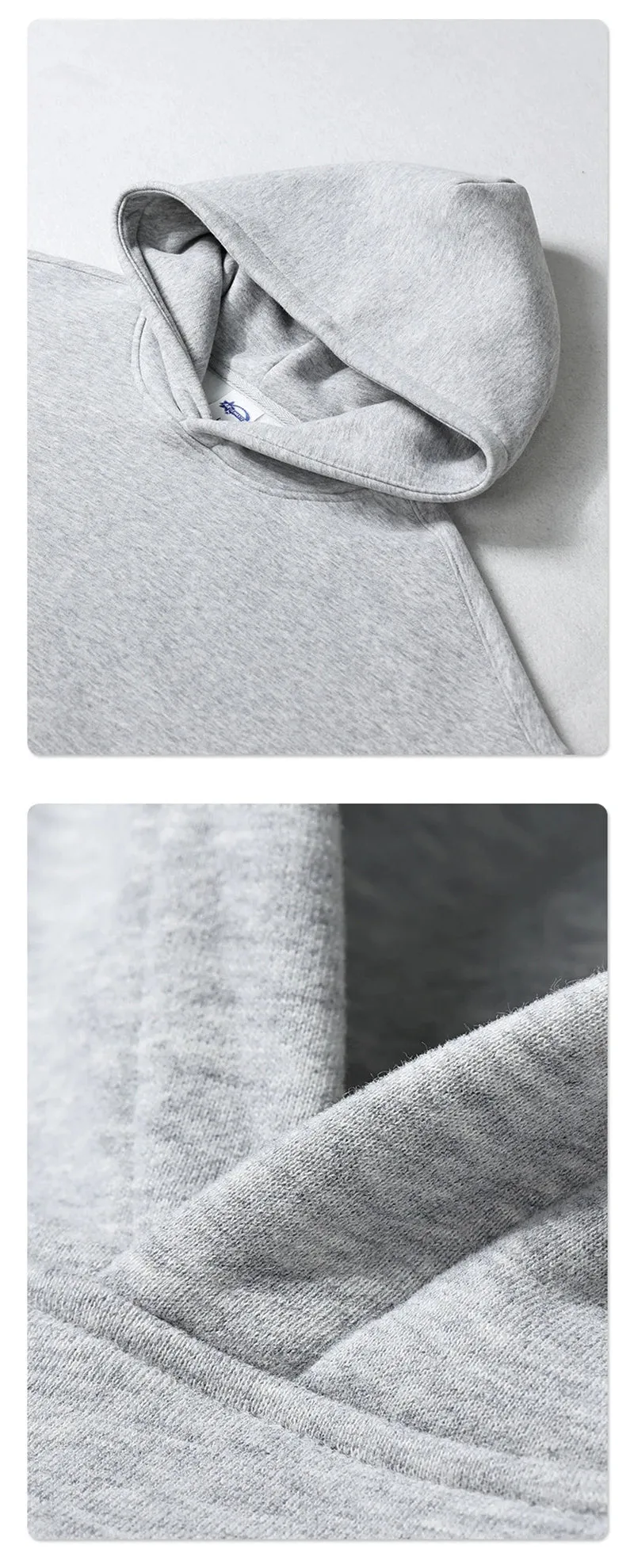 Obsidian Phoenix Luxury 350gsm Thick Fleece Hoodie - Unisex Oversized Loose-Fit Solid Winter Pullover Sweatshirt