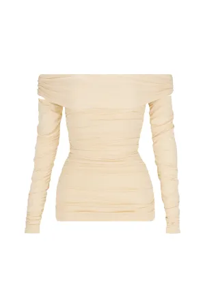 Off Shoulder Wrap Top
