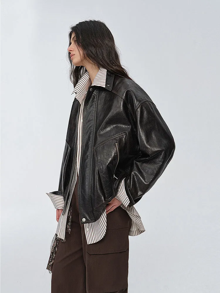 Oil Wax Flight Jacket