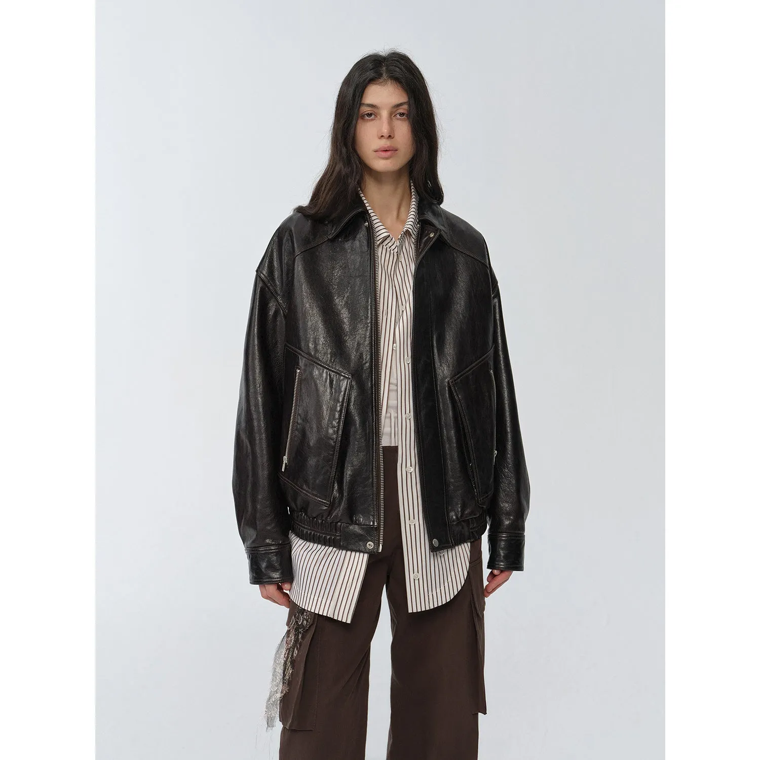 Oil Wax Flight Jacket