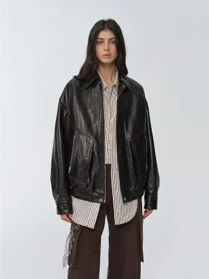 Oil Wax Flight Jacket