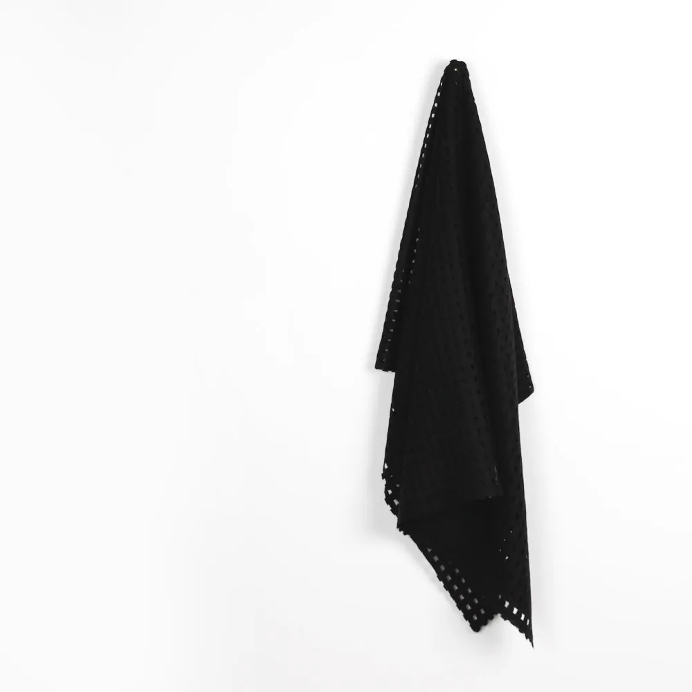 Open Grid Wool - Black