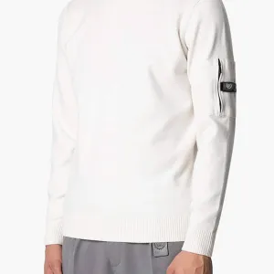 PAPILLON KNITTED SWEATER | ECRU