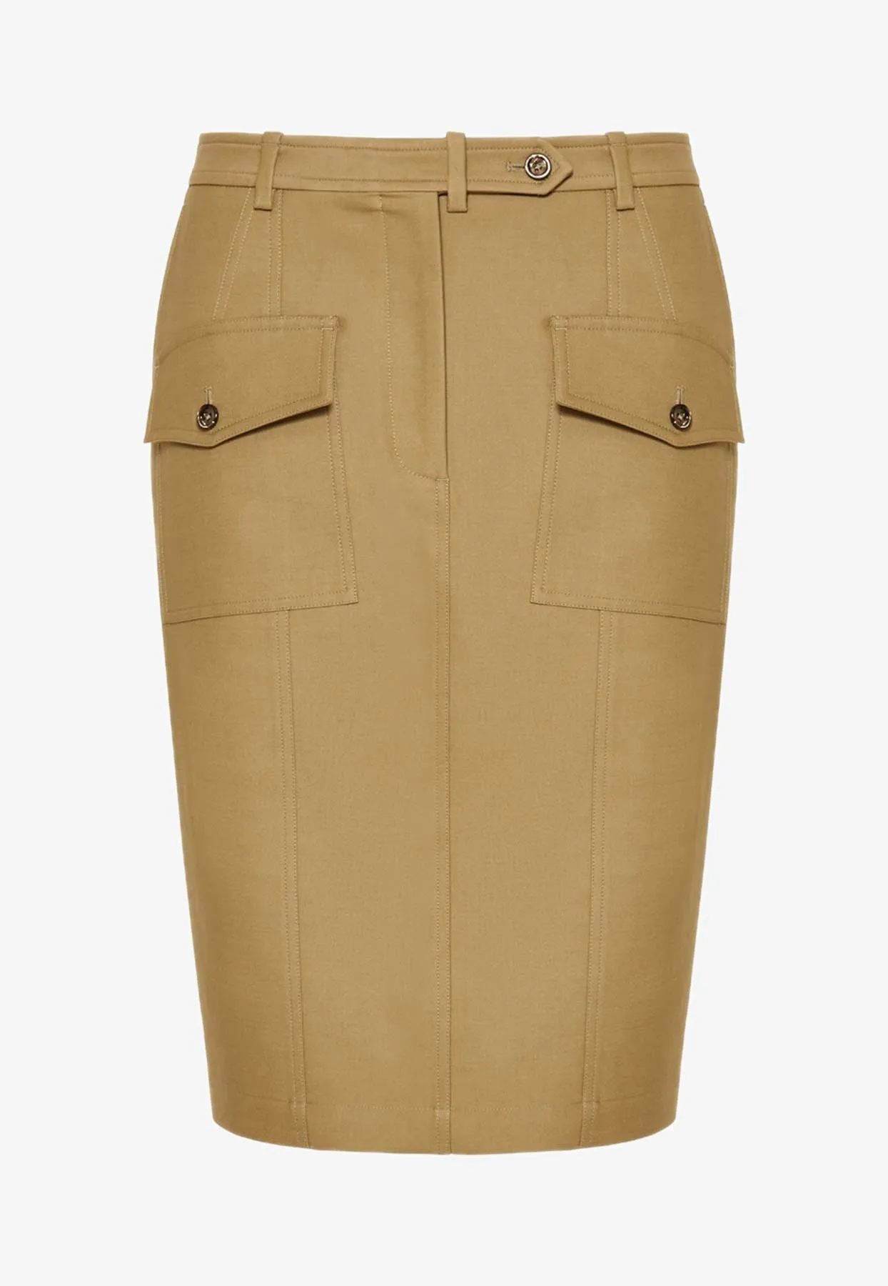Pencil Midi Skirt