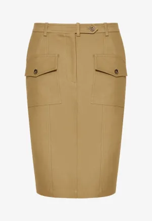 Pencil Midi Skirt