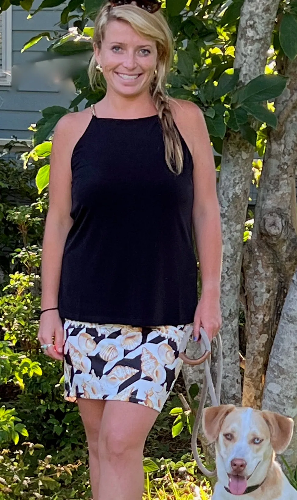 Pencil Skirt / Compression Skirt -Summer Houndstooth -Classic Collection