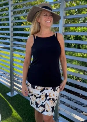 Pencil Skirt / Compression Skirt -Summer Houndstooth -Classic Collection
