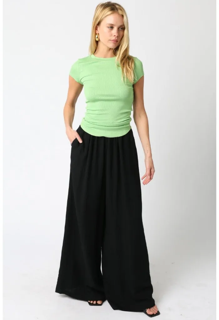 Perfect Rib Tee-Green