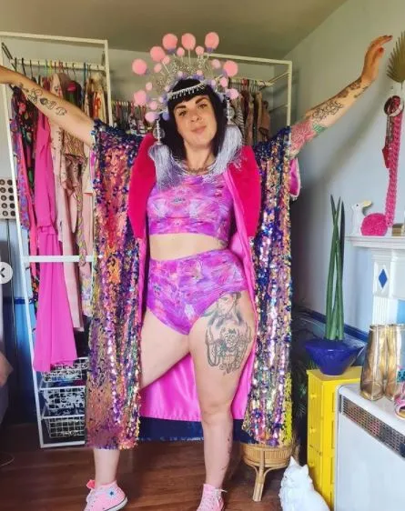 Pink Hot Pants in Forest of Dreams
