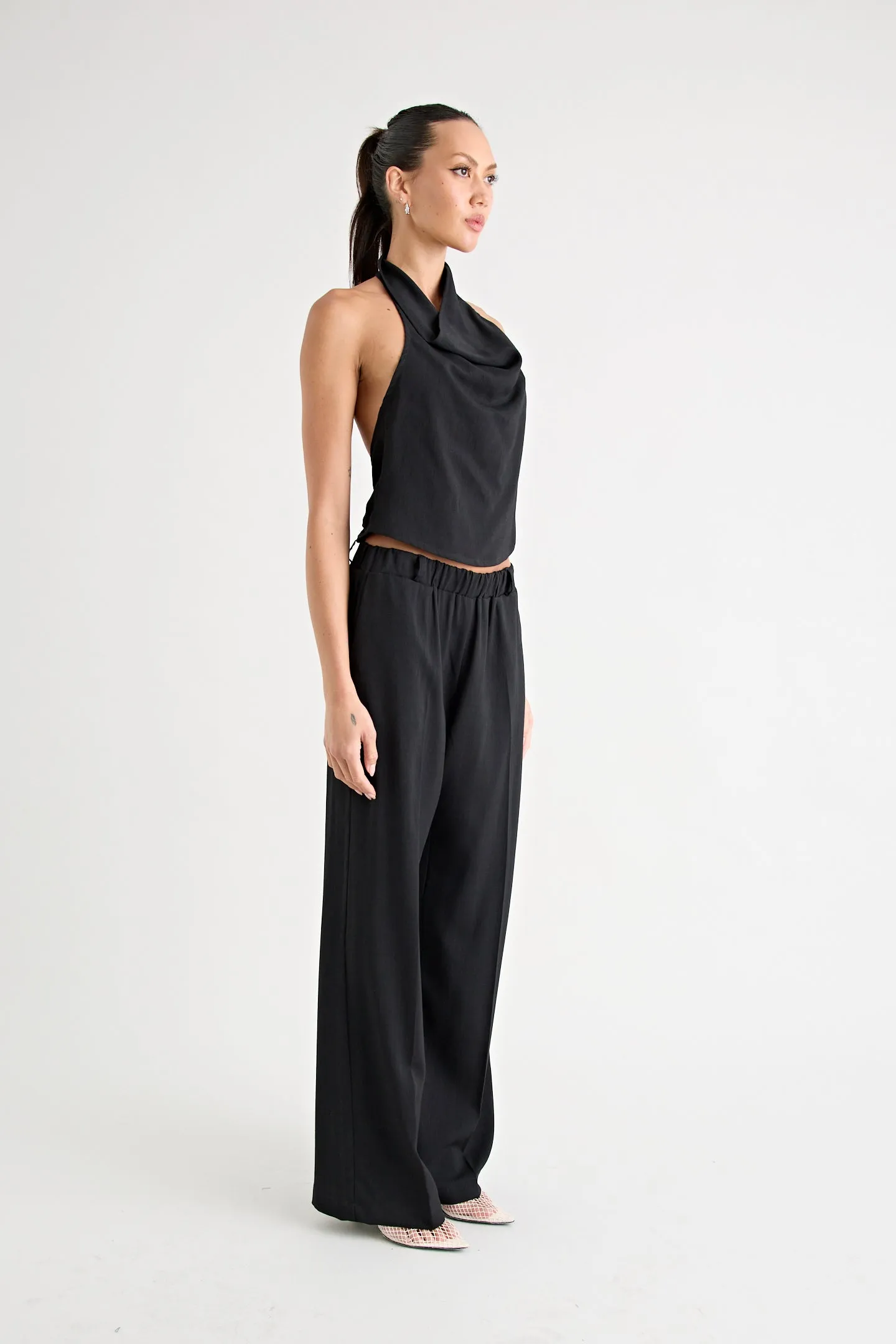 PINO WIDE LEG PANT | BLACK