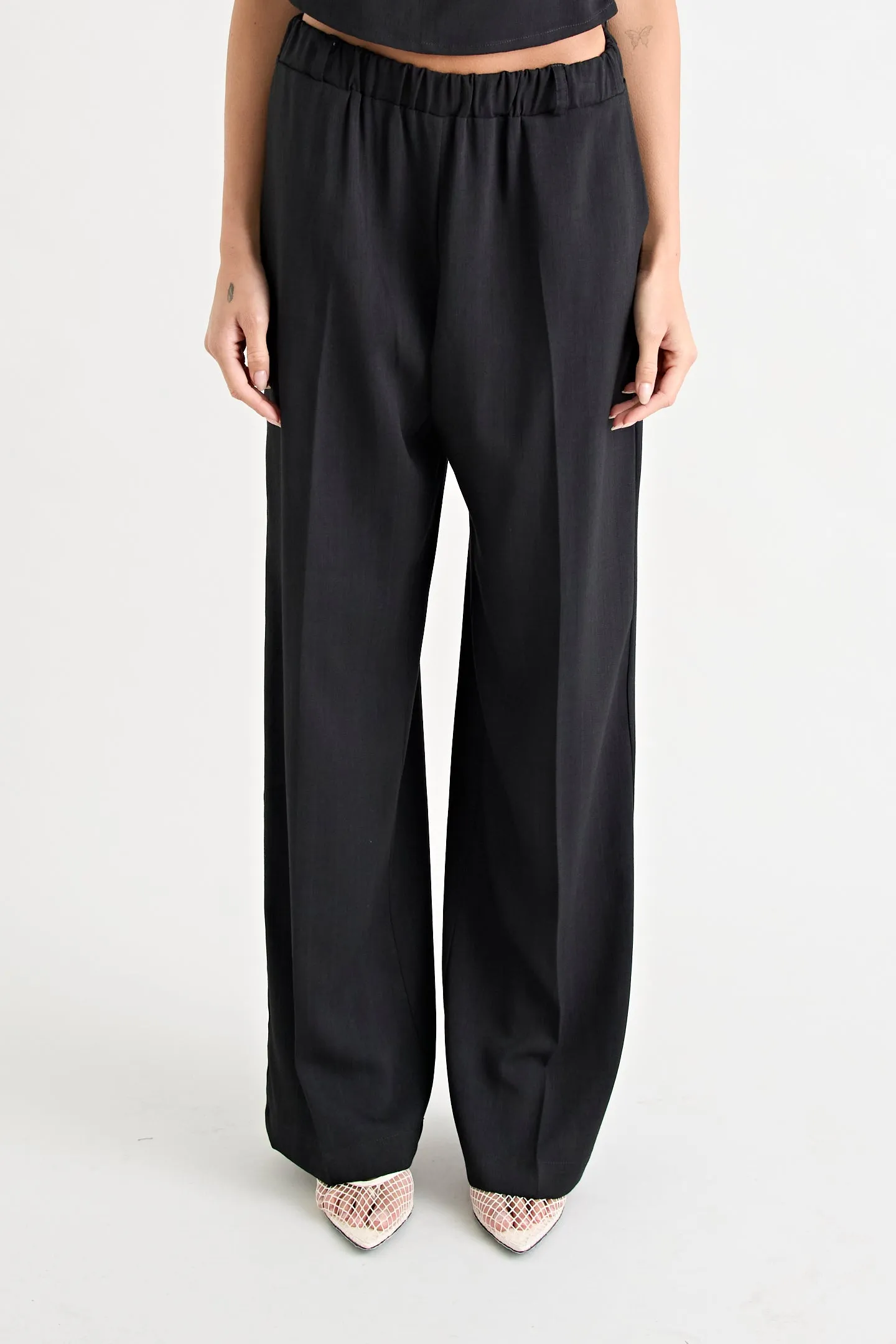 PINO WIDE LEG PANT | BLACK