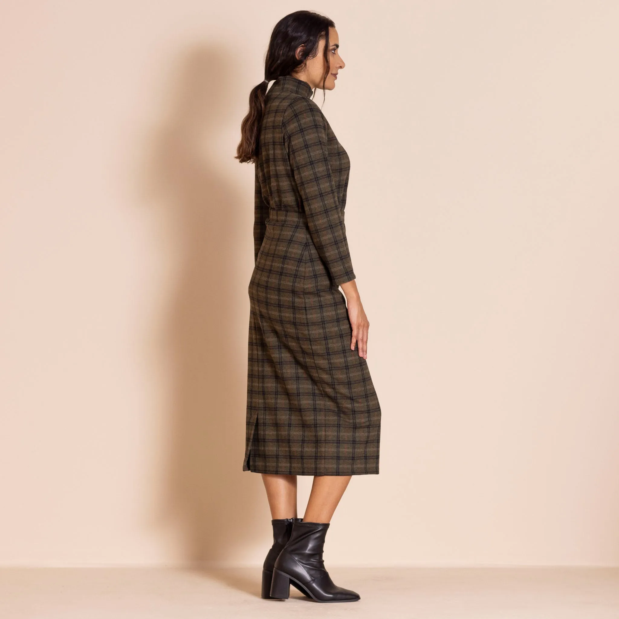 plaid pencil skirt