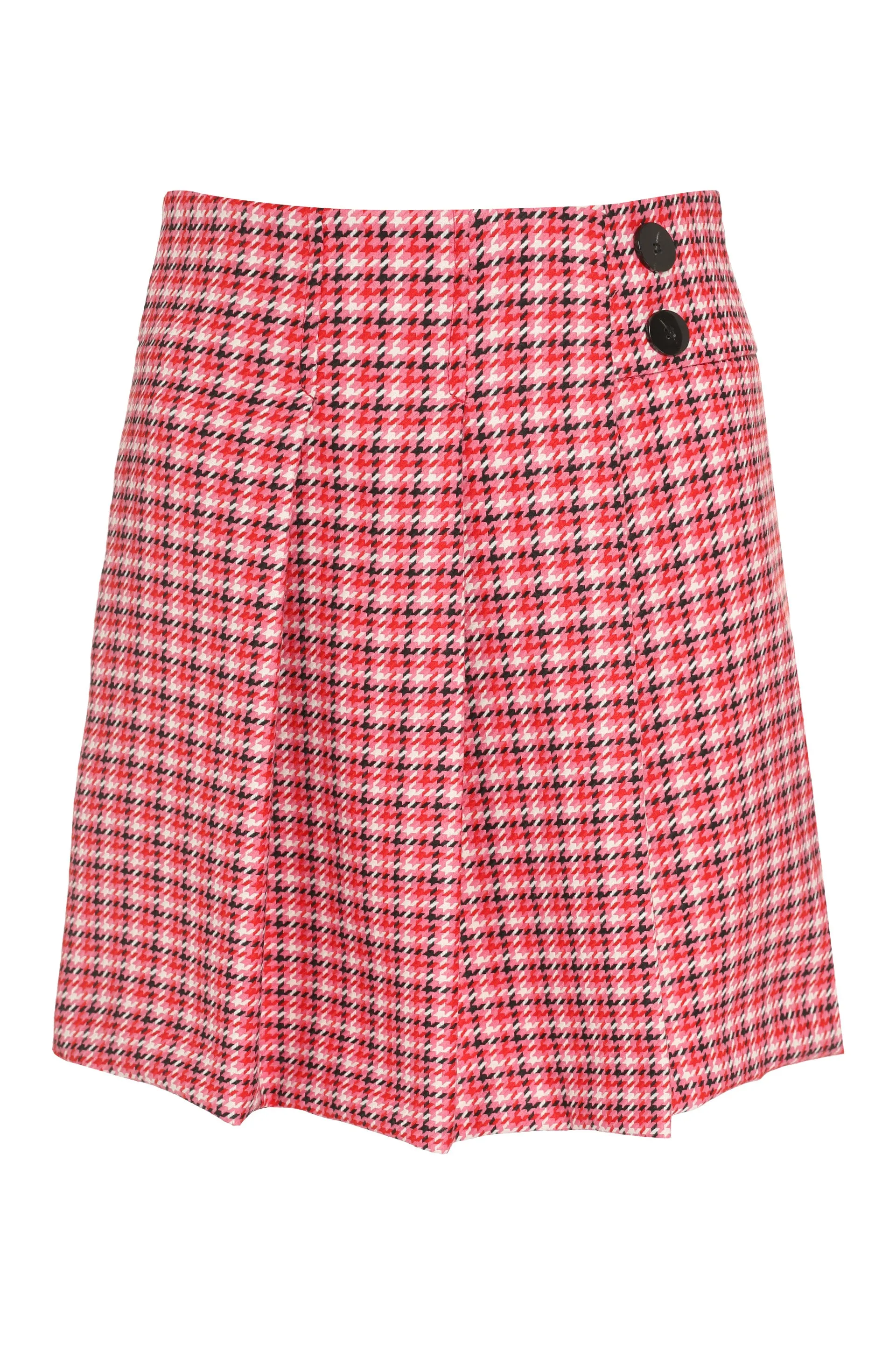 Pleated mini skirt