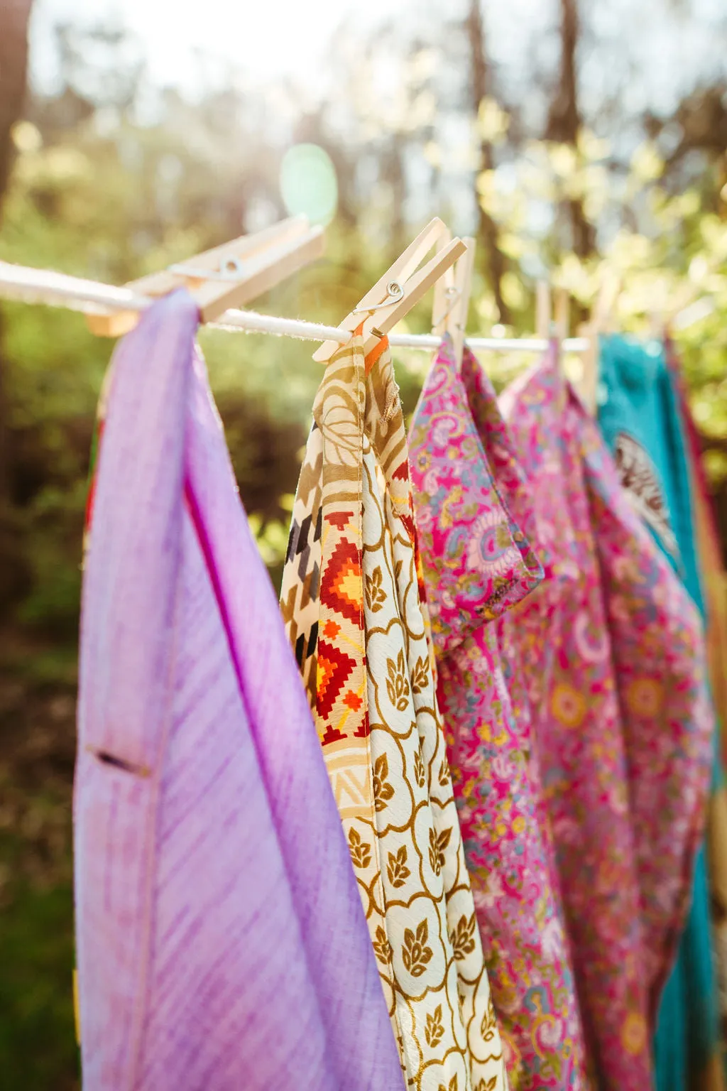 Plus/Maxi Length Up-Cycled Reversible Sari Wrap Skirt #12