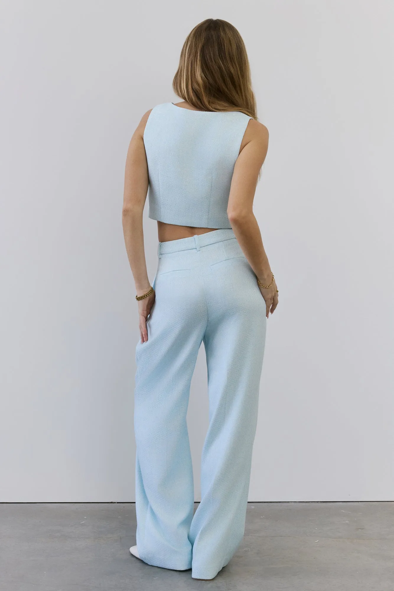 Power Dressing Tailored Pants Blue