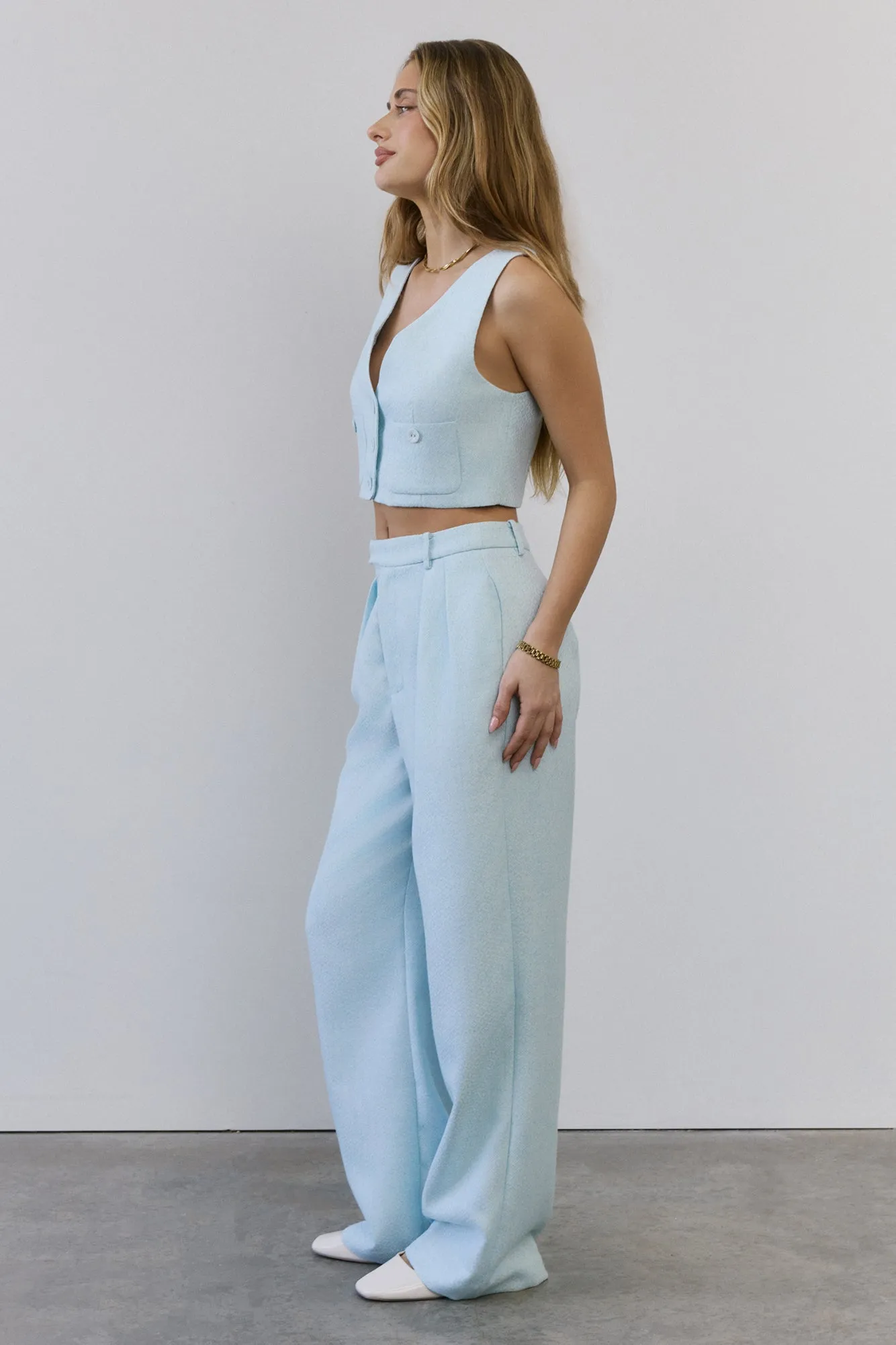 Power Dressing Tailored Pants Blue
