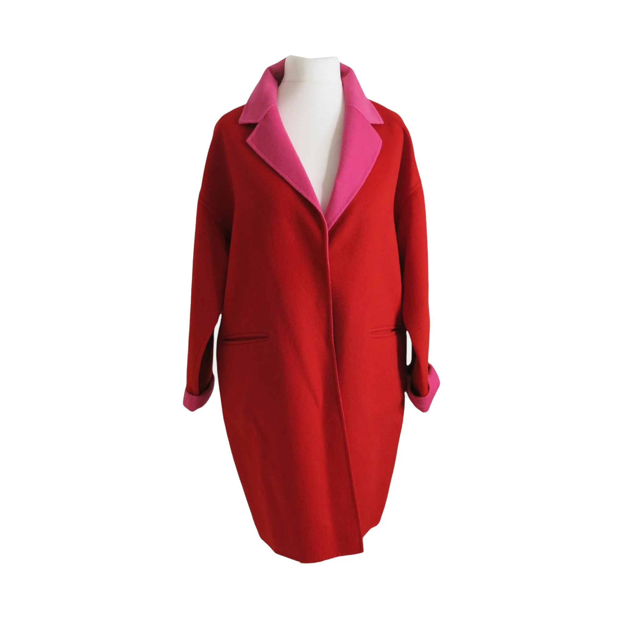Pre-loved Kate Spade Colour Clash Wool Mix Duster Coat