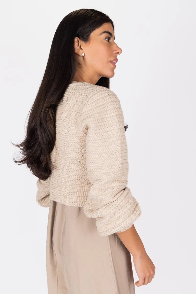 PRISCILLA TOP (BEIGE)
