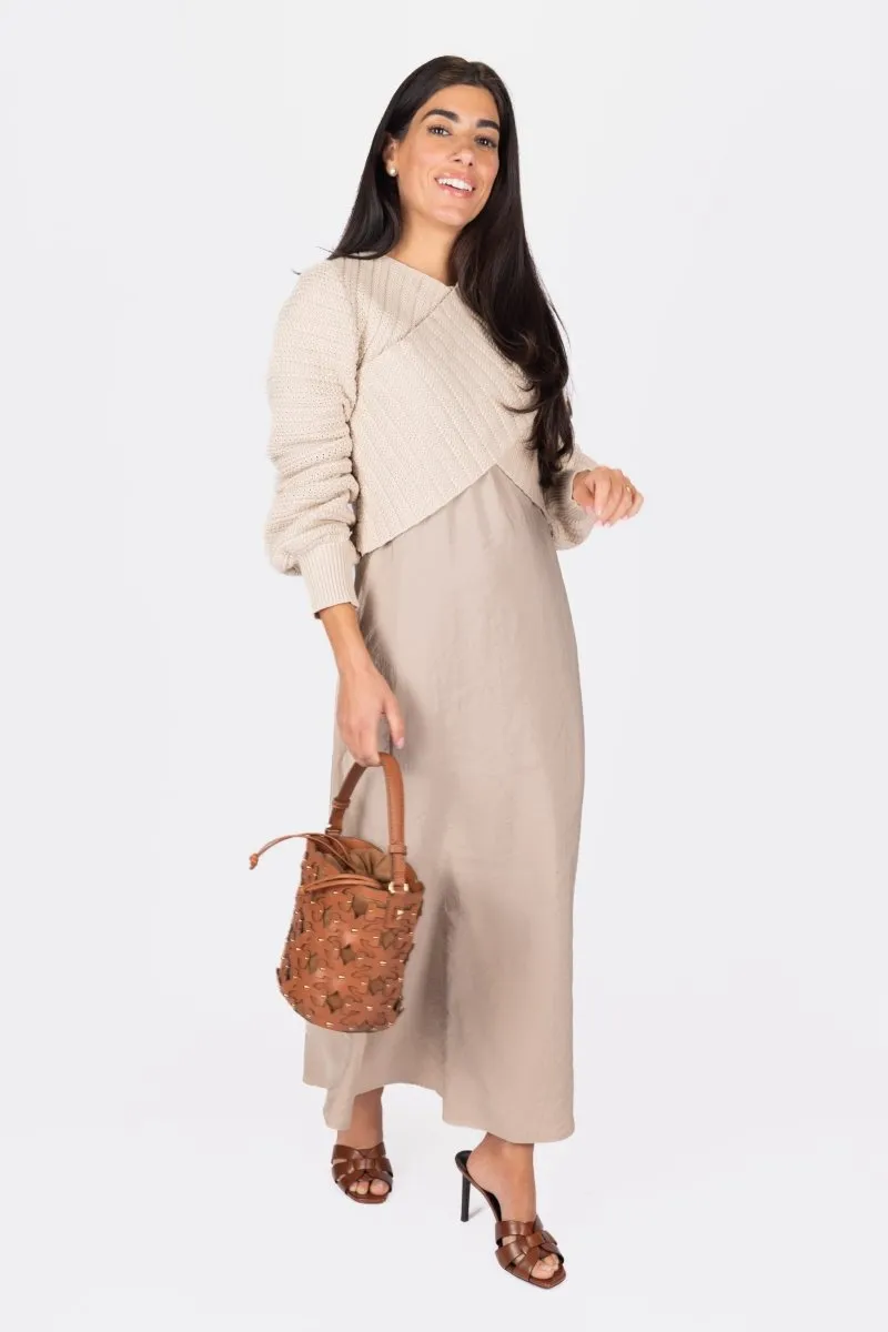 PRISCILLA TOP (BEIGE)