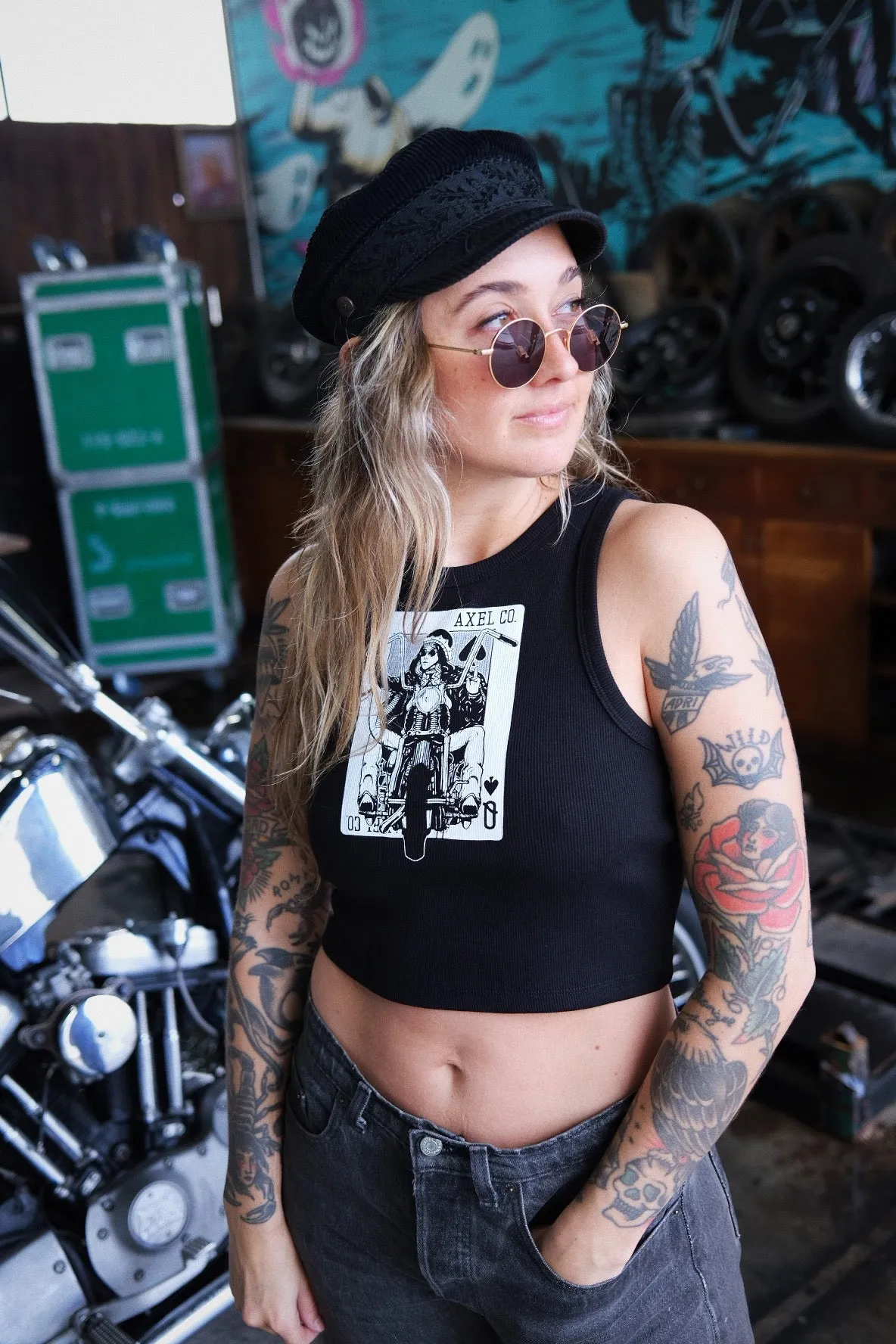 QUEEN OF SPADES TANK TOP