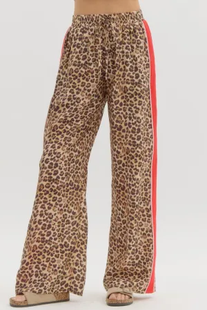 Red Leopard Pants