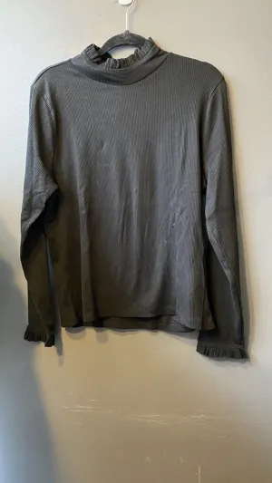 Ribbed Turtleneck Tee