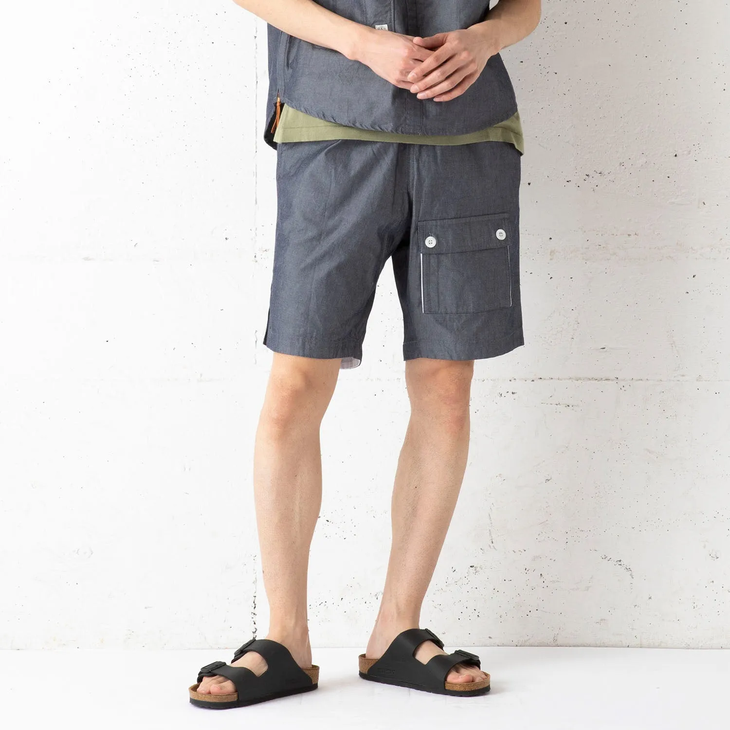 RIDING HIGH | ライディングハイ　THE TOWN SHORTS - DUNGAREE