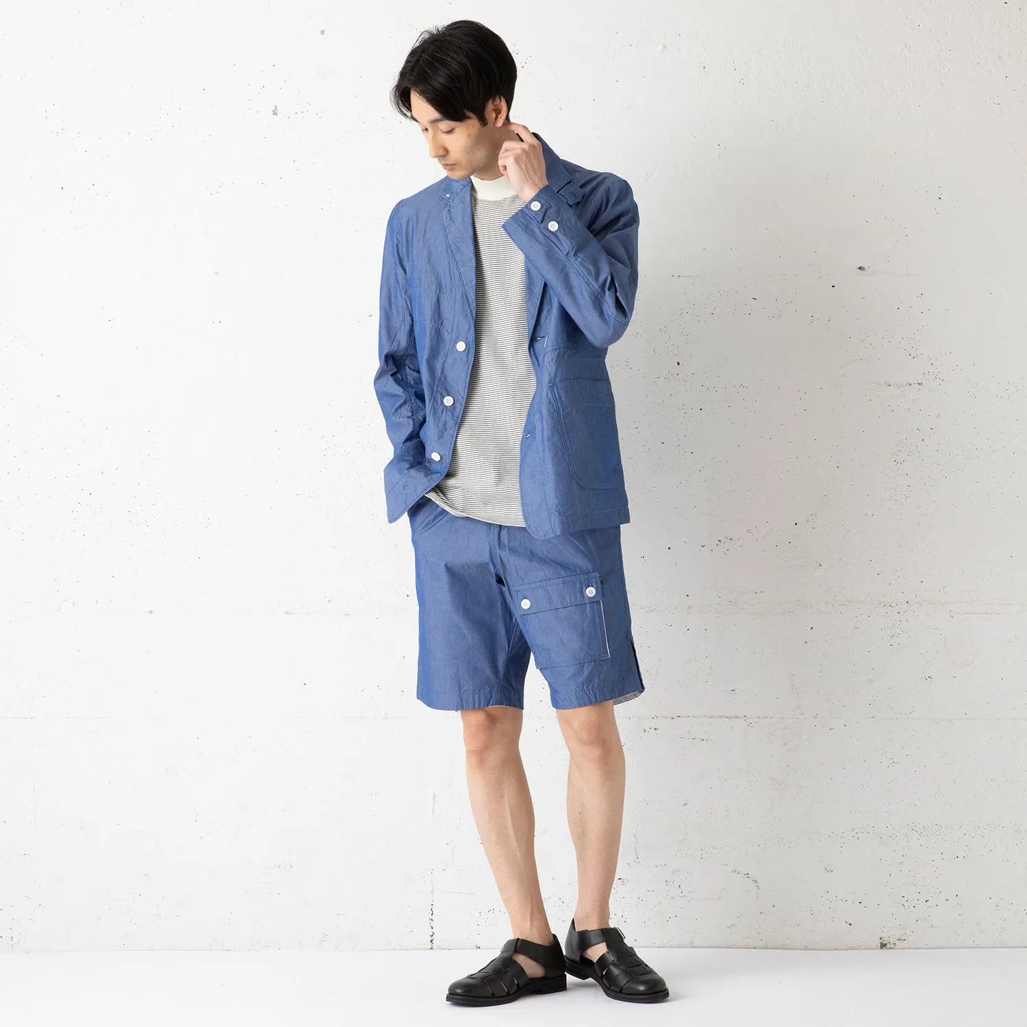 RIDING HIGH | ライディングハイ　THE TOWN SHORTS - DUNGAREE