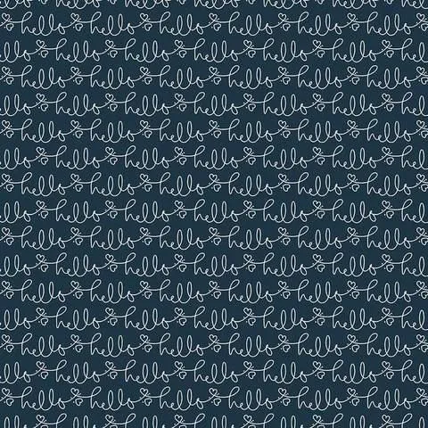 Riley Blake - Golden Days - Fat Quarter Pack - Navy (7)