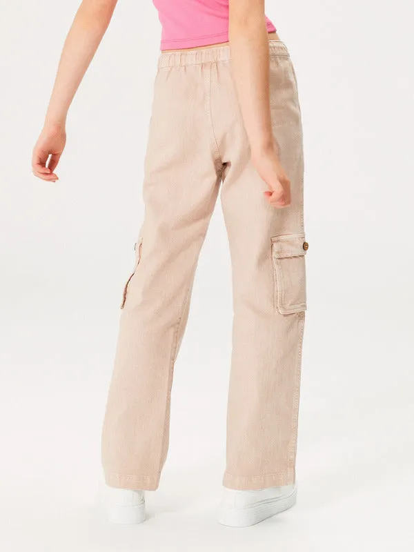 Roxy High Waisted Precious Cargo Pant - Warm Taupe