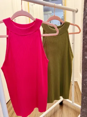 Sage Sweater Tank