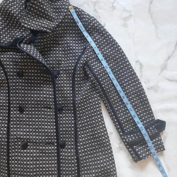 Saja Designer Double Breasted Wool Blend Coat