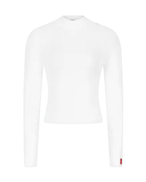 Sanduz Knitted Mock-Neck Sweater