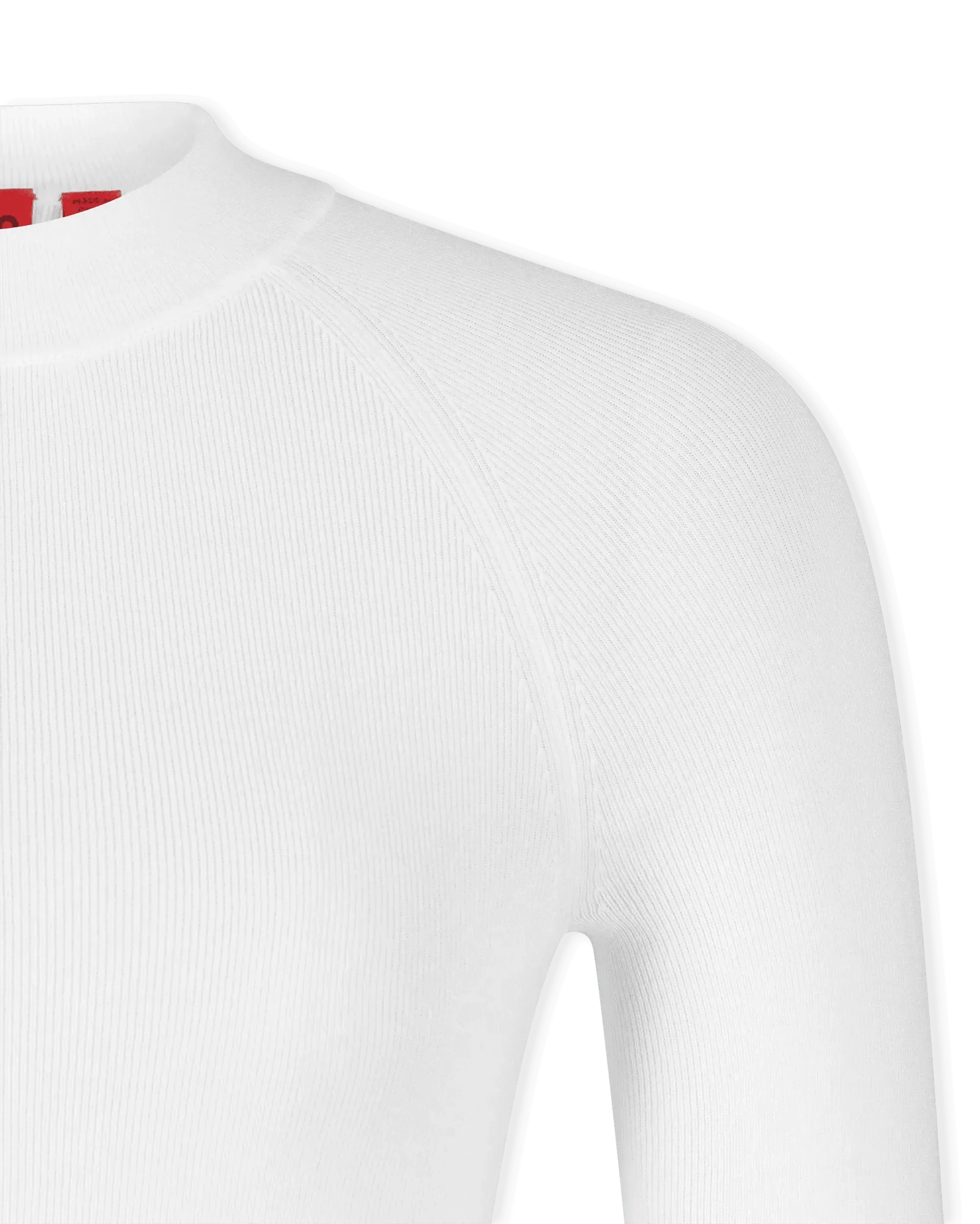 Sanduz Knitted Mock-Neck Sweater