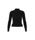 Sanduz Knitted Mock-Neck Sweater