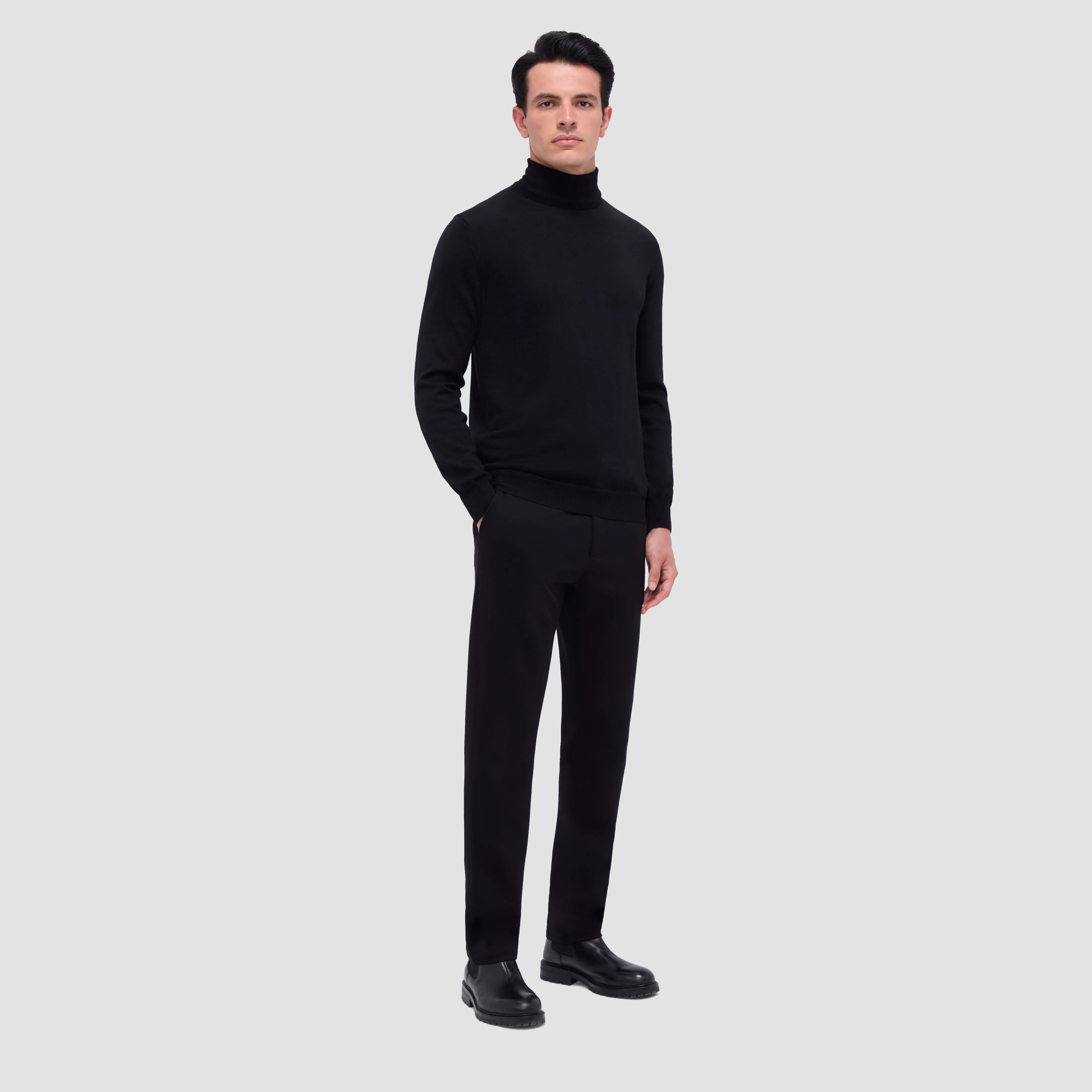 Sawyer Turtle Neck Super Merino Sweater