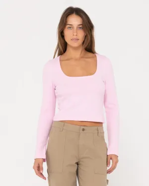 Scarlett Ribbed Long Sleeve Top