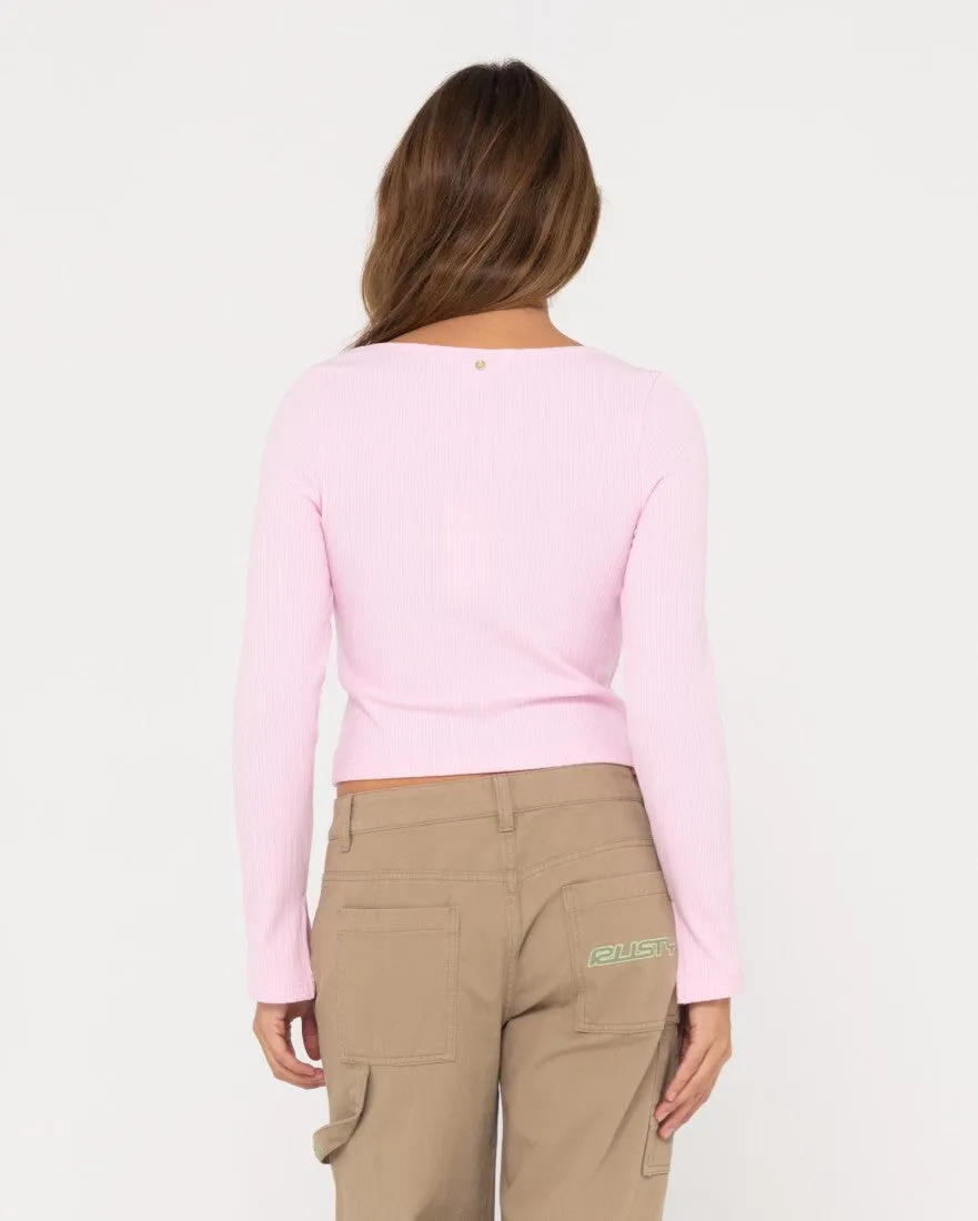 Scarlett Ribbed Long Sleeve Top