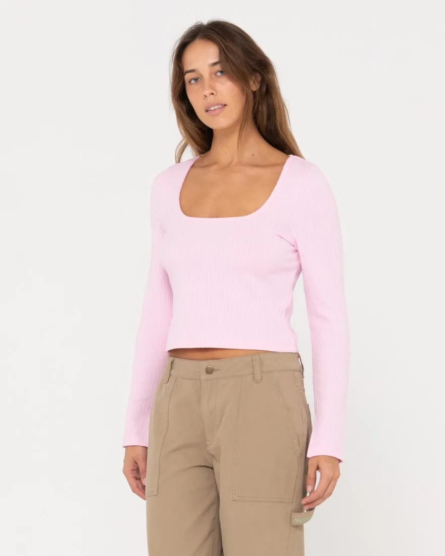 Scarlett Ribbed Long Sleeve Top