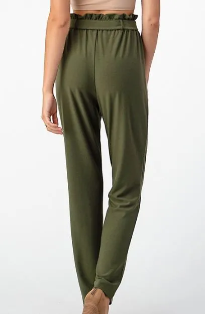 SEMI SWEET TIE FRONT PANTS