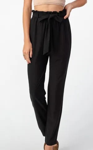 SEMI SWEET TIE FRONT PANTS