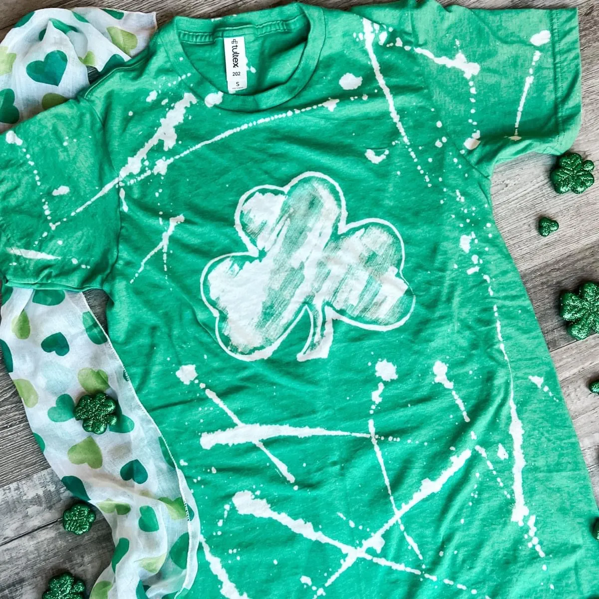 Shamrock Splatter Top