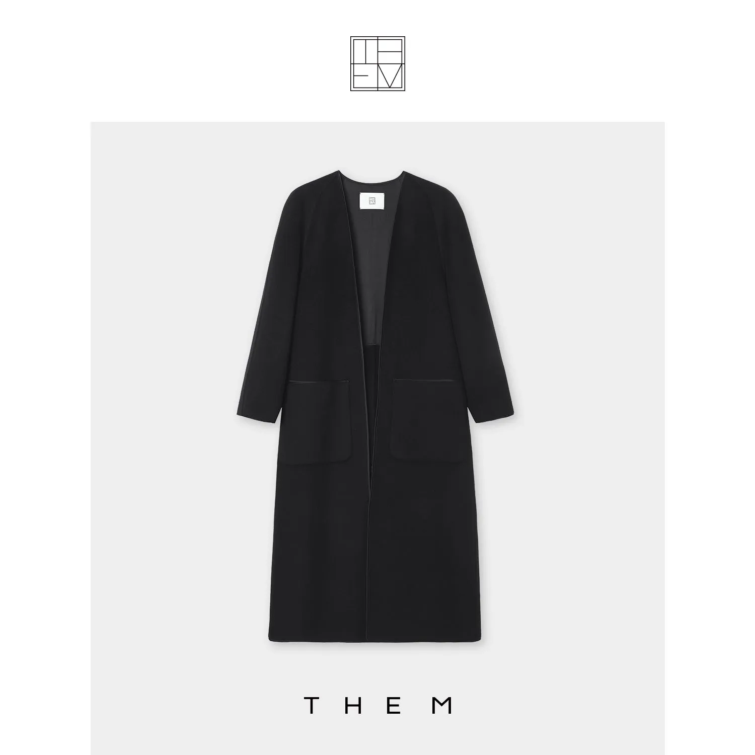 Silk Cashmere Wool Tweed Coat
