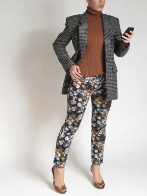 Silk Rust Turtleneck