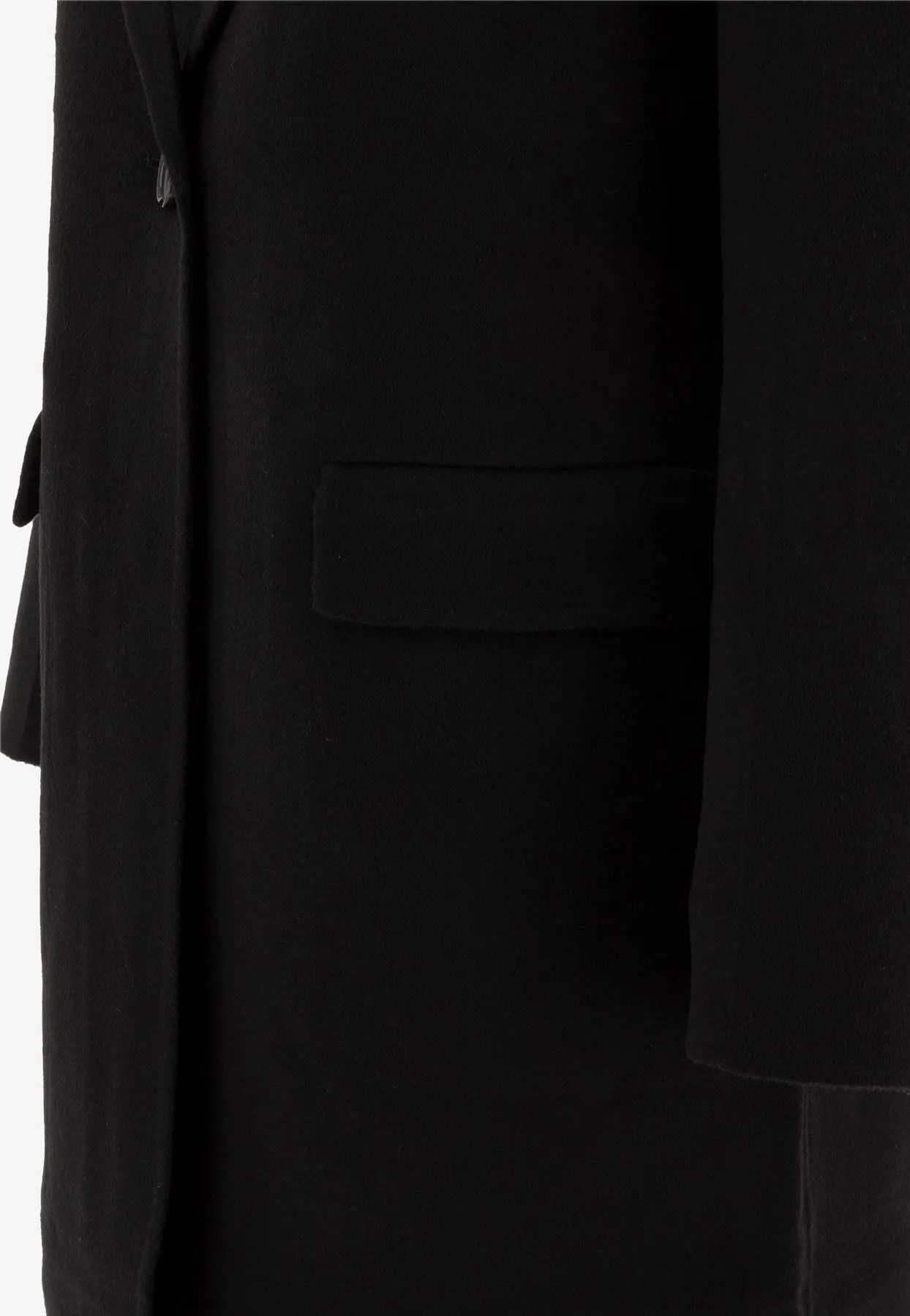 Single-Breasted Long Coat