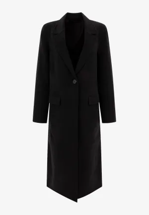 Single-Breasted Long Coat