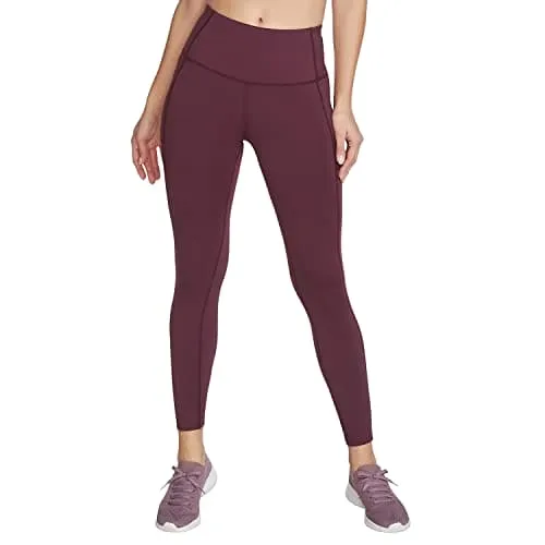 Skechers Women's GO Walk High Waisted Legging, Magenta Purple
