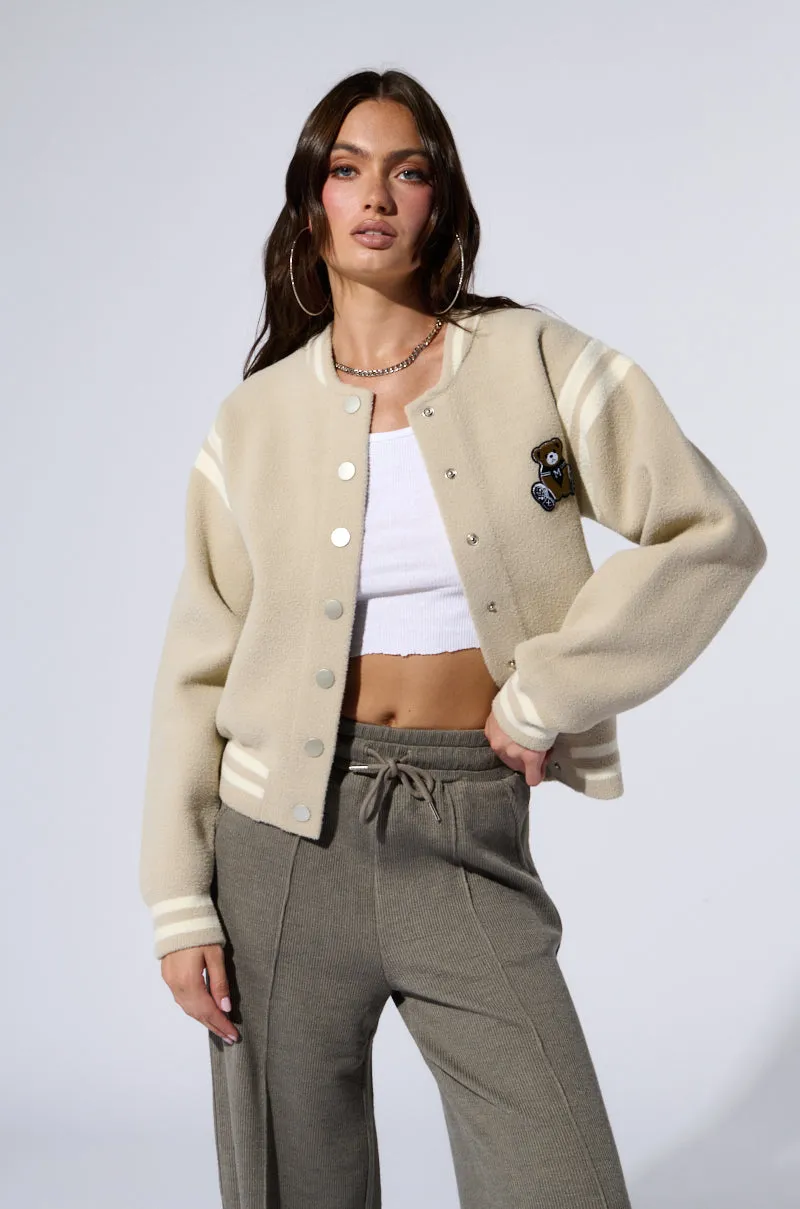 SOFTIE KNIT BOMBER