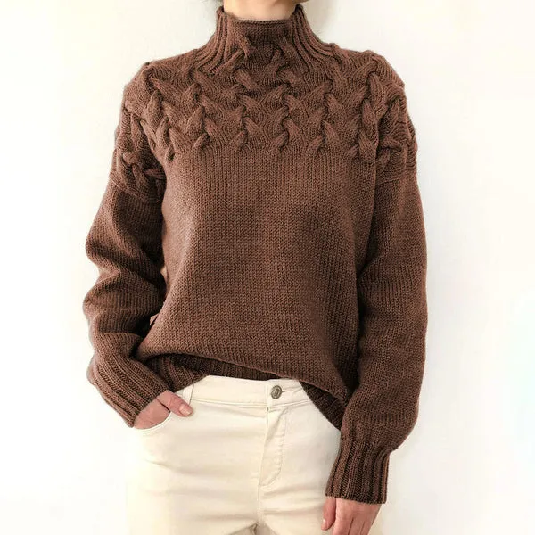 Sophia – Luxe Women’s Knitted Turtleneck Sweater